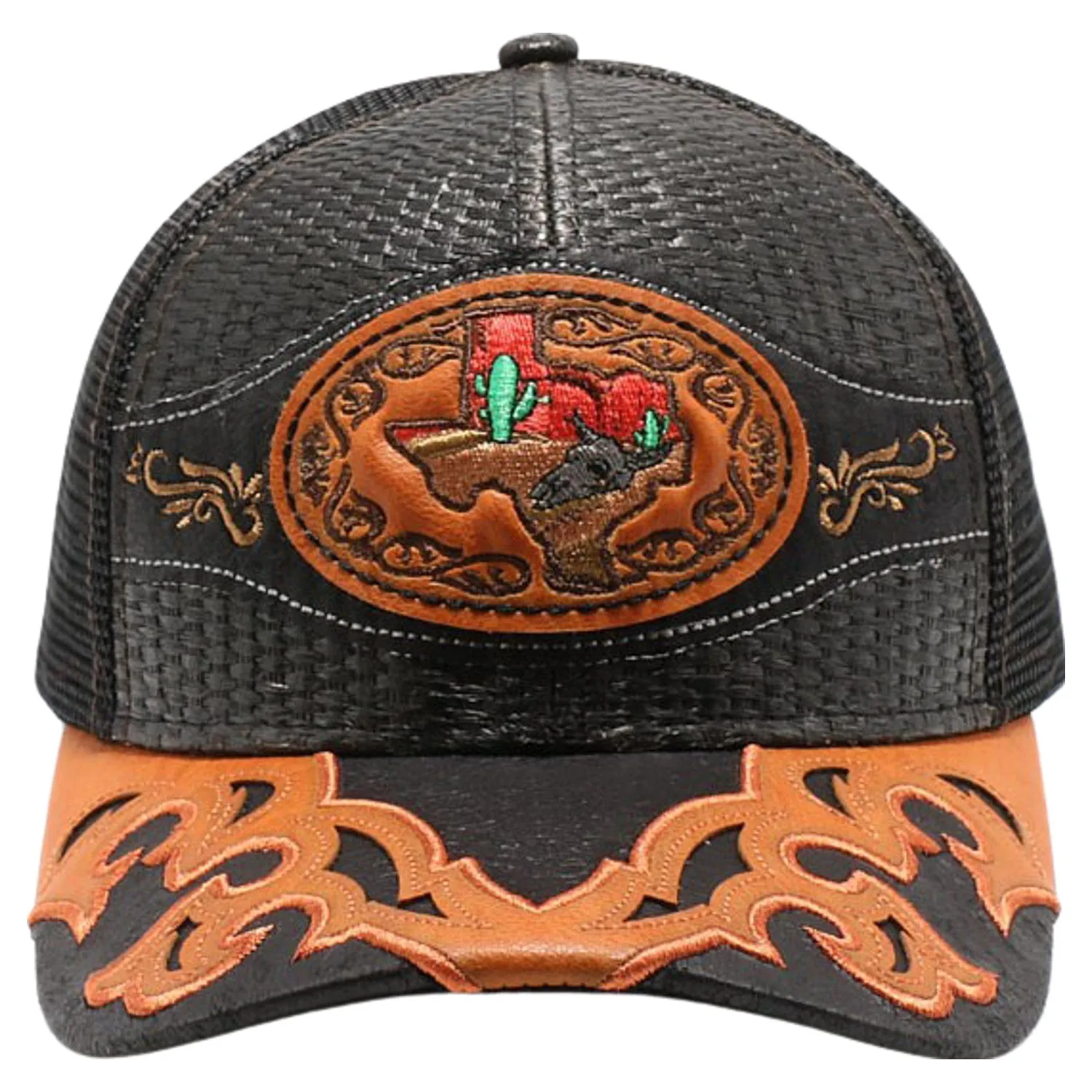 New Straw TX Map Hat (Black)