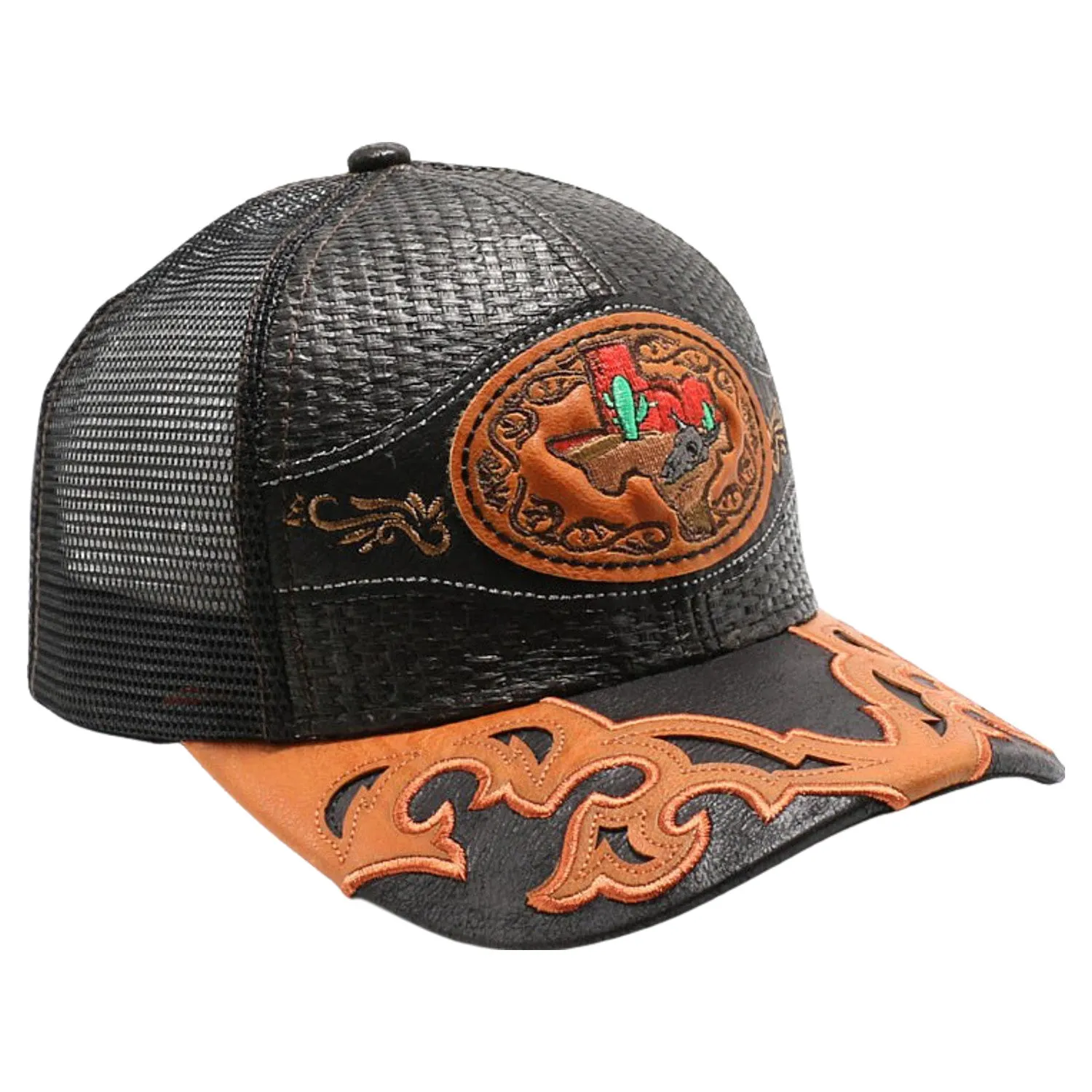 New Straw TX Map Hat (Black)
