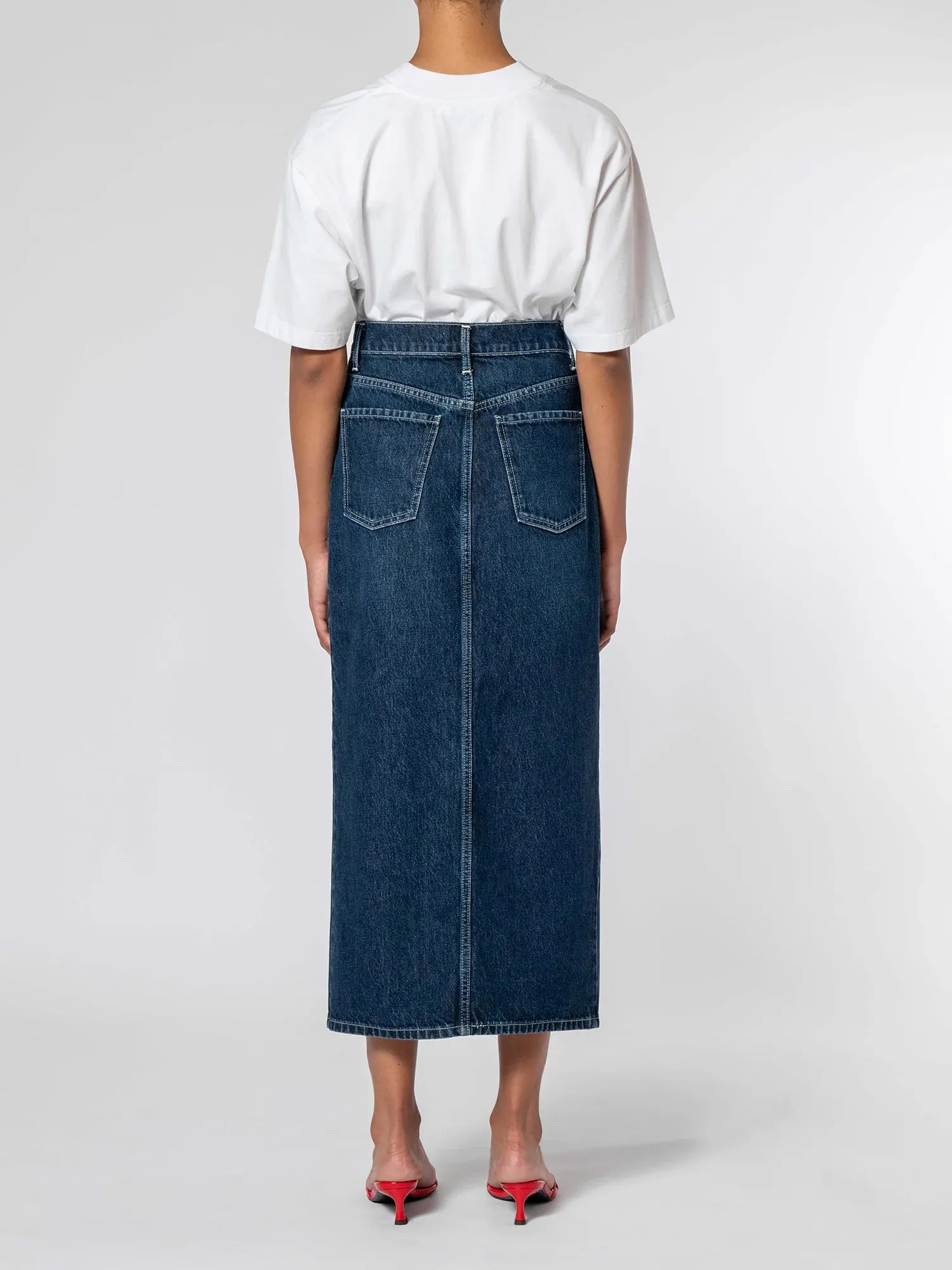 Nobody Denim Avery Skirt - Deep Blue