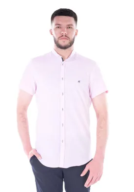 Official Short Sleeve Linen Shirt - Pink