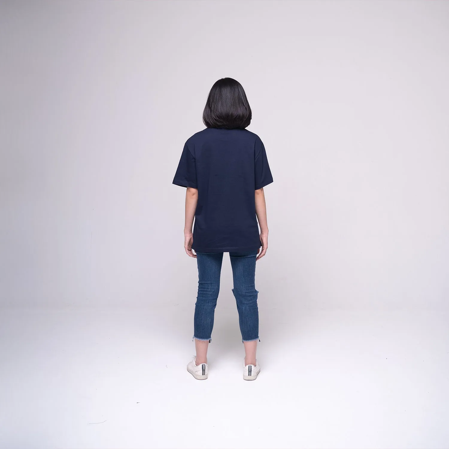 Oversized Pocket T-shirt Navy