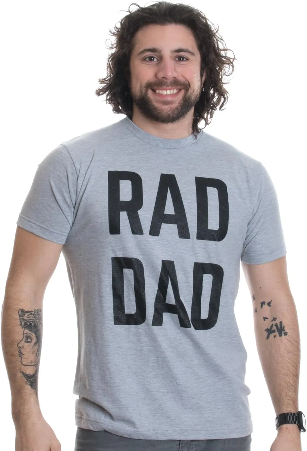 RAD DAD | Funny Cool Dad Joke Humor, Daddy Father's Day Tee Grandpa Shirt Fathers T-Shirt