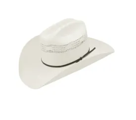 Resistol Denison 7x Straw Cowboy Hat Natural RSDENS-7340
