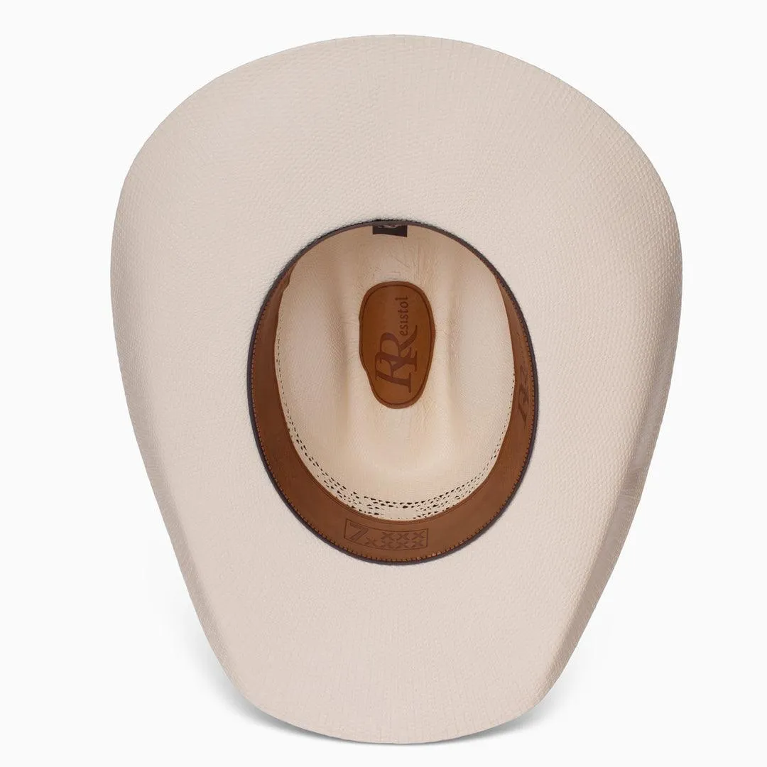 Resistol Denison 7x Straw Cowboy Hat Natural RSDENS-7340