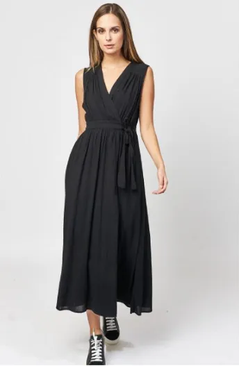 Sleeveless Wrap Dress