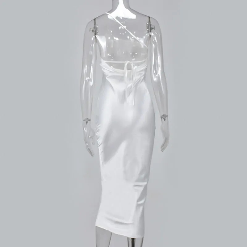 Snow Breeze Mid-Calf Dress