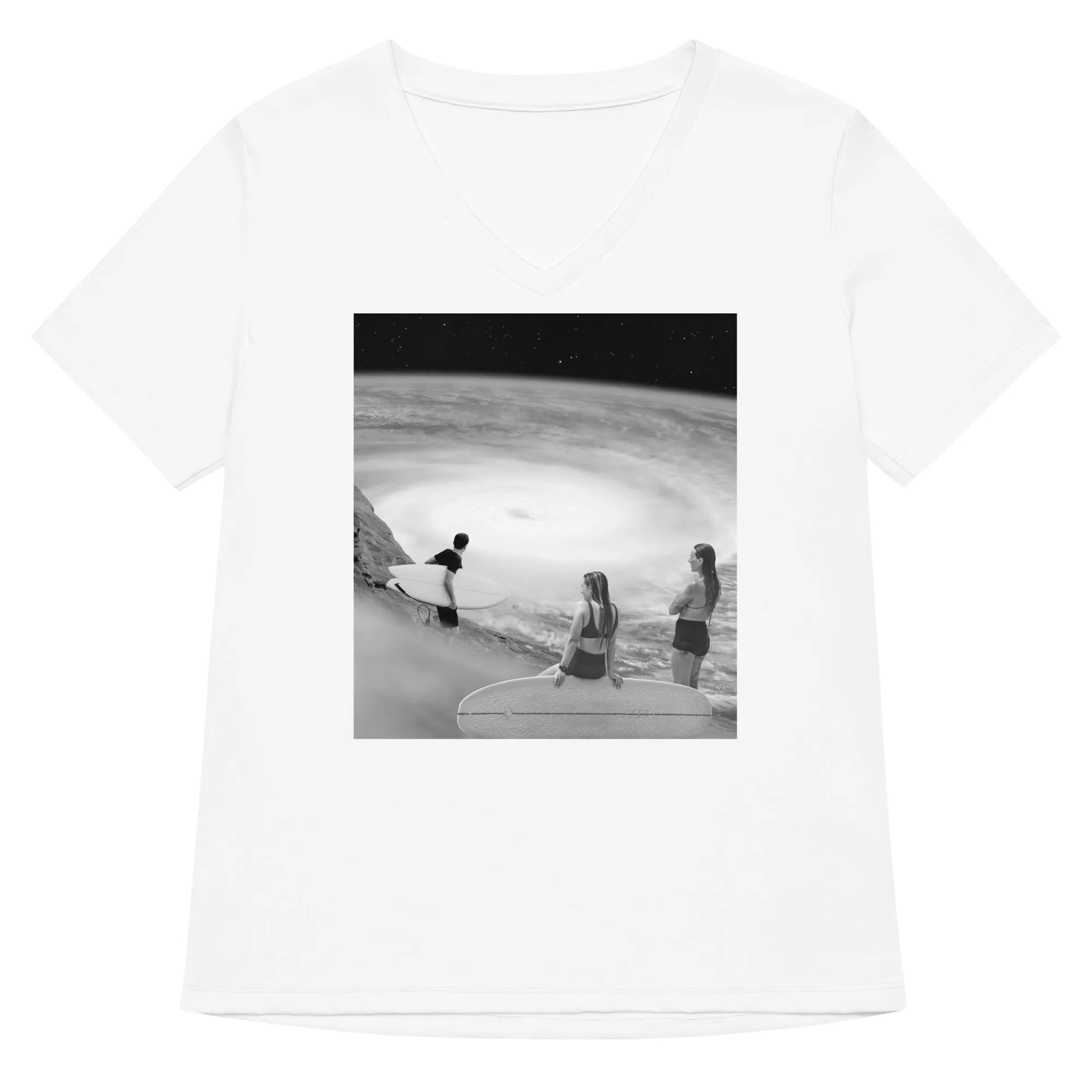 Surf's Up Women's V-Neck Tee