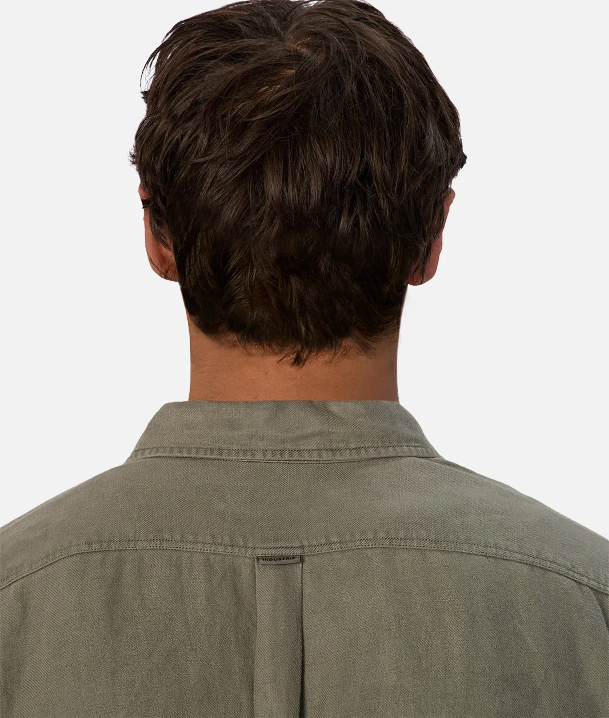 The Trinidad Linen Blend S/s Shirt - OD Olive