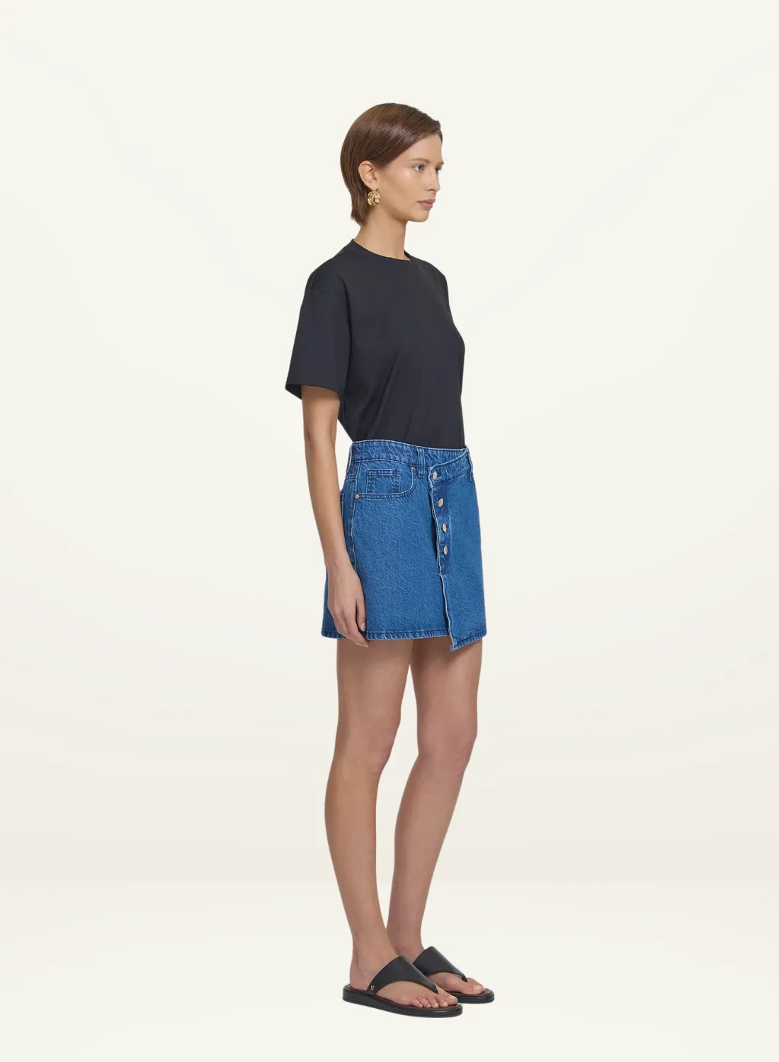 Viktoria & Woods Mustang Denim Skirt in CLASSIC BLUE