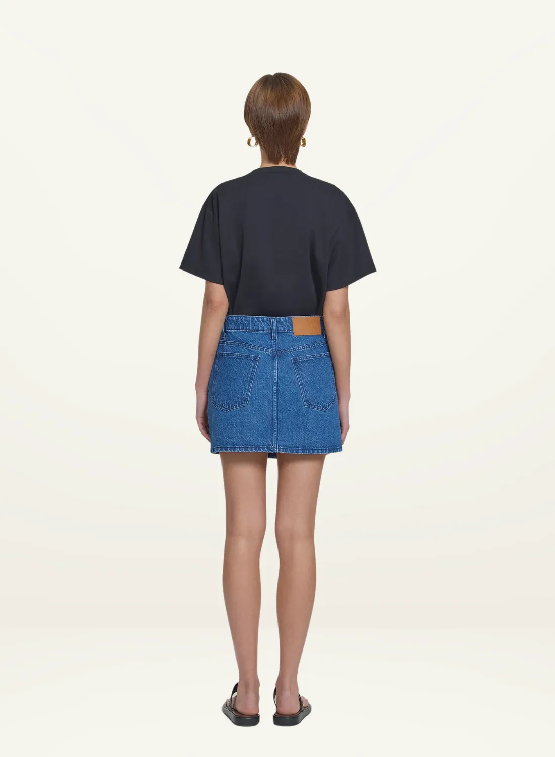 Viktoria & Woods Mustang Denim Skirt in CLASSIC BLUE