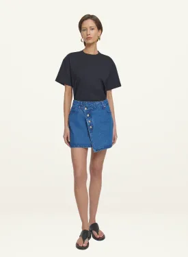 Viktoria & Woods Mustang Denim Skirt in CLASSIC BLUE