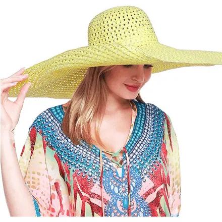 Wide Brim Straw Hat