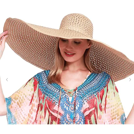 Wide Brim Straw Hat