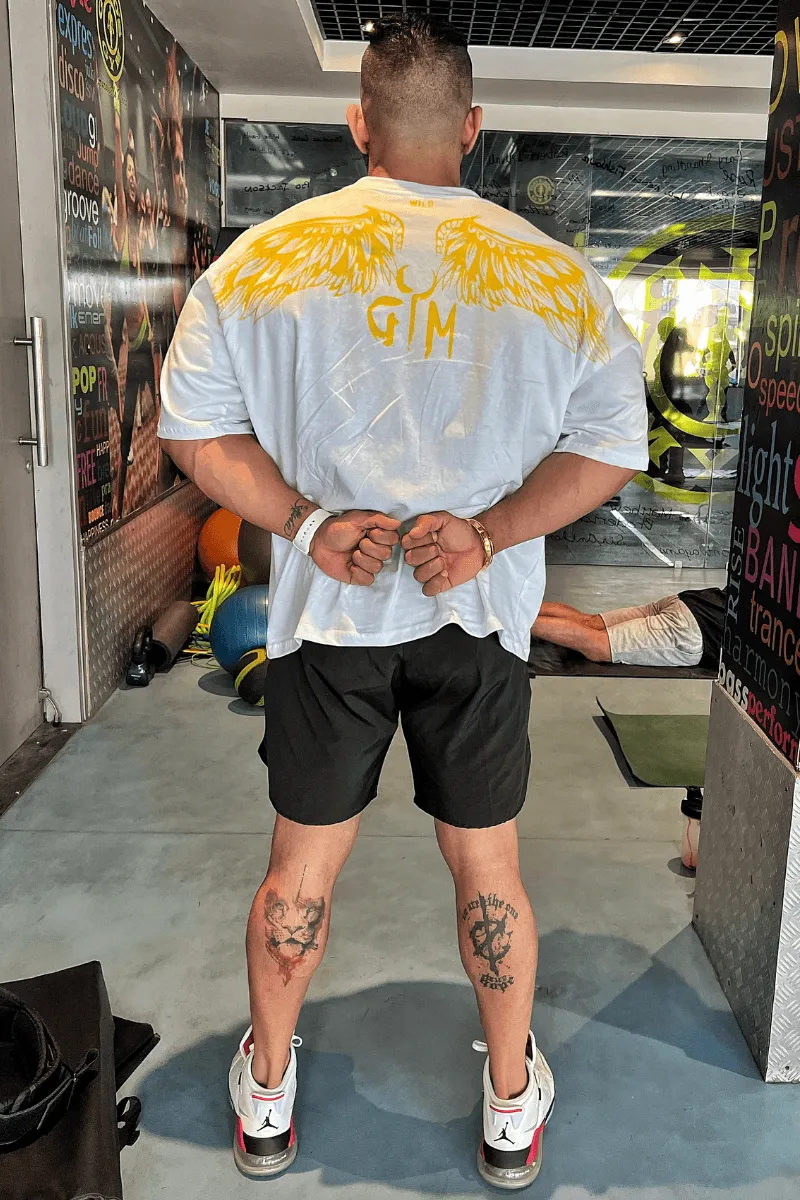 Wild Wings Oversized T-shirt (WHITE)