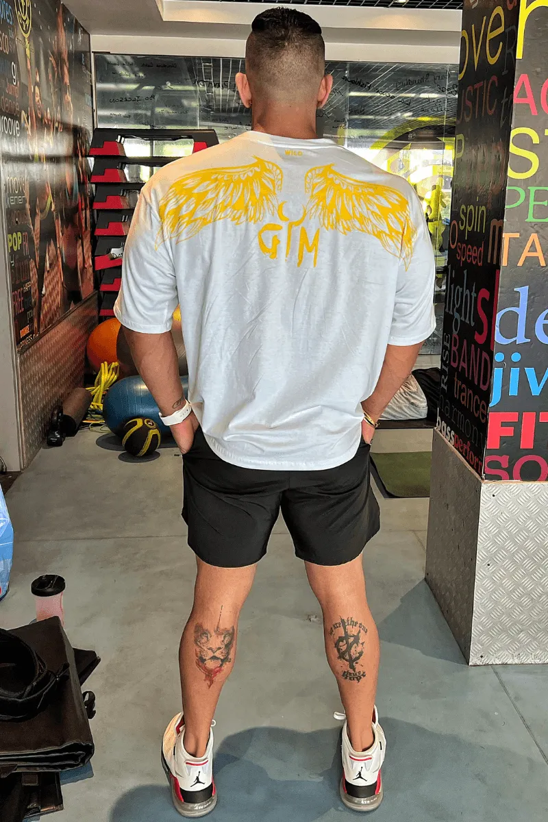 Wild Wings Oversized T-shirt (WHITE)