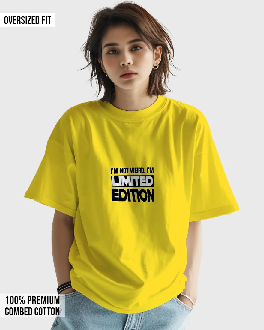 Womens Oversized TShirt Funky Never Stop Loving